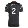 Camiseta de fútbol Arsenal Saliba 2 Segunda Equipación 2024-25 - Hombre